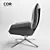 Elegant Cordia Lounge Chair 3D model small image 3