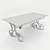 Modern Glass-Top Dining Table: Miro Cantori 3D model small image 2