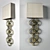 Elegant Circles Wall Sconce by Harriet 3D model small image 1