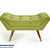 Whitaker Ottoman by Jonathan Adler 3D model small image 1