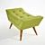 Whitaker Ottoman by Jonathan Adler 3D model small image 2