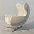 Retro-Chic Armchair: Sixteen 3D model small image 2