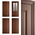Elegance Collection: Massivstyle Interior Door 02 3D model small image 1