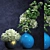 Elegant Bloom Vase Set 3D model small image 3