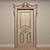 Title: Artistic Inspired Door 3D model small image 1