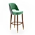 AVA Counter Stool | Sleek Design, Multiple Finishes 3D model small image 1