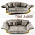 Title: Luxurious Velvet Sofa - Pigoli Salotti Diletta 3D model small image 1