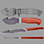 Sleek Carving Knife - 3D Model 3D model small image 1