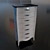 Gianfranco Ferre ROGER Storage Cabinet 3D model small image 1