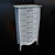 Gianfranco Ferre ROGER Storage Cabinet 3D model small image 3