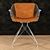 Wire Dining Chair: Modern & Stylish 3D model small image 1