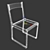 Rustic Wooden Chair 3D model small image 2