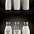 Milk Bottle Collection: Hair&Fur & Vray 3D model small image 2