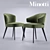 Modern Minotti Aston Dining Chairs - Poltroncina 3D model small image 1