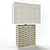 Modern Ceramic Bowen Table Lamp 3D model small image 1