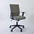 Cube Back Support Office Chair 3D model small image 1