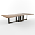Modern Wooden Coffee Table 3D model small image 1