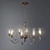 Majestic Murano Glass Chandelier 3D model small image 1