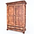 Vintage Loft Wardrobe 3D model small image 1