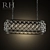 RH Spencer Rectangular Chandelier 3D model small image 1