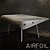Sleek Airfoil Coffee Table Wing 3D model small image 1