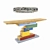 Antique-inspired Console with Colorful Drawers 3D model small image 1