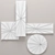 Ethereal Elegance: Ferpas Wall Sculpture 3D model small image 3