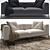 Modern Luxury: FRANK Sofa Set 3D model small image 1