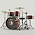 Yamaha Recording Custom Drums 3D model small image 1