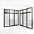 Modern Industrial Window 3D model small image 1