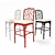 Dayna Upholstered Barstool 3D model small image 1