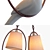 Elegant Norman Bird Chandelier 3D model small image 2