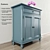 Elegant Durgan Accent Cabinet 3D model small image 2