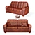 Eden Sofa: Striking Elegance for Any Space 3D model small image 1