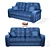 Eden Sofa: Striking Elegance for Any Space 3D model small image 2