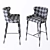 Modern Bar Chair with UNWRAP and Open Modifier Stack 3D model small image 2