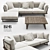 B&B Italia Gio: Elegant Sofa Table 3D model small image 1