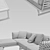 B&B Italia Gio: Elegant Sofa Table 3D model small image 3