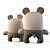 Textile Teddy Bears - Handcrafted Plush Toys 3D model small image 2