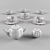 Elegant Tea Set 3D model small image 2