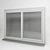 Premium PVC Windows: High-Quality & Ready to Render 3D model small image 1
