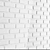 Contemporary White Brick Tiles 3D model small image 2