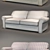 Silver RoyBosh Sofa - Stylish and Spacious 3D model small image 2