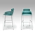 Sleek Strike Stool 3D model small image 3