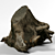 Vibrant Vray Displacement Stump 3D model small image 1