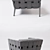 Sleek Cane Line Conic Armchair 3D model small image 2