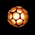Minimalist Dandelion Lamp: Contemporary Illumination by Burkhard Dammer 3D model small image 2