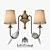 Norman Bird Wall Lamp: Elegant Double Bra 3D model small image 1