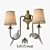 Norman Bird Wall Lamp: Elegant Double Bra 3D model small image 2