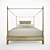 Luxury Montage King Canopy Bed 3D model small image 2